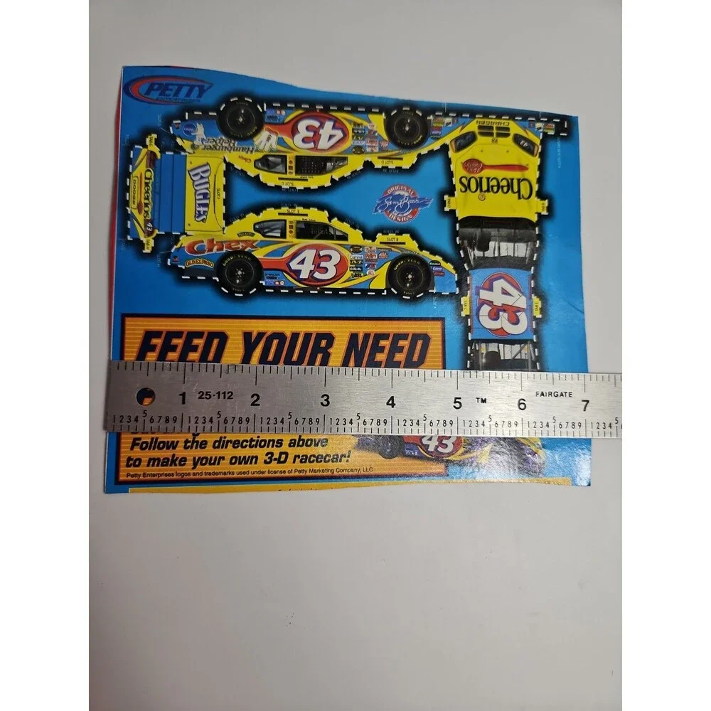 RARE Bobby Labonte #43 Cheerios Make Your Own Racecar 1:64 Petty Marketing